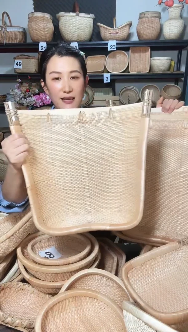 木舞**生50厘米红柳簸箕微瑕款