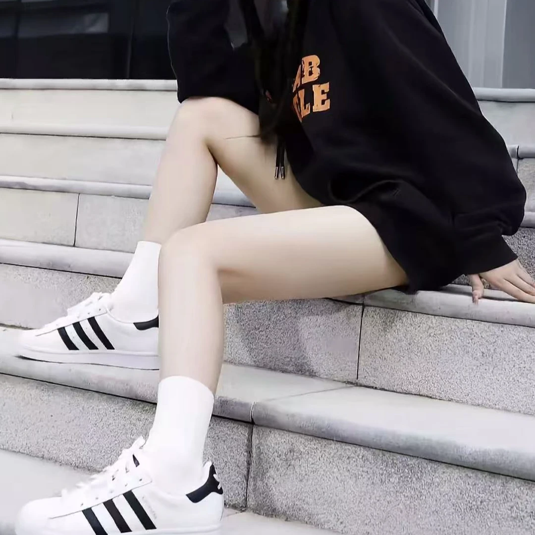 【专柜+运费险】金标贝壳J男女耐磨板鞋情侣复古休闲鞋小白鞋