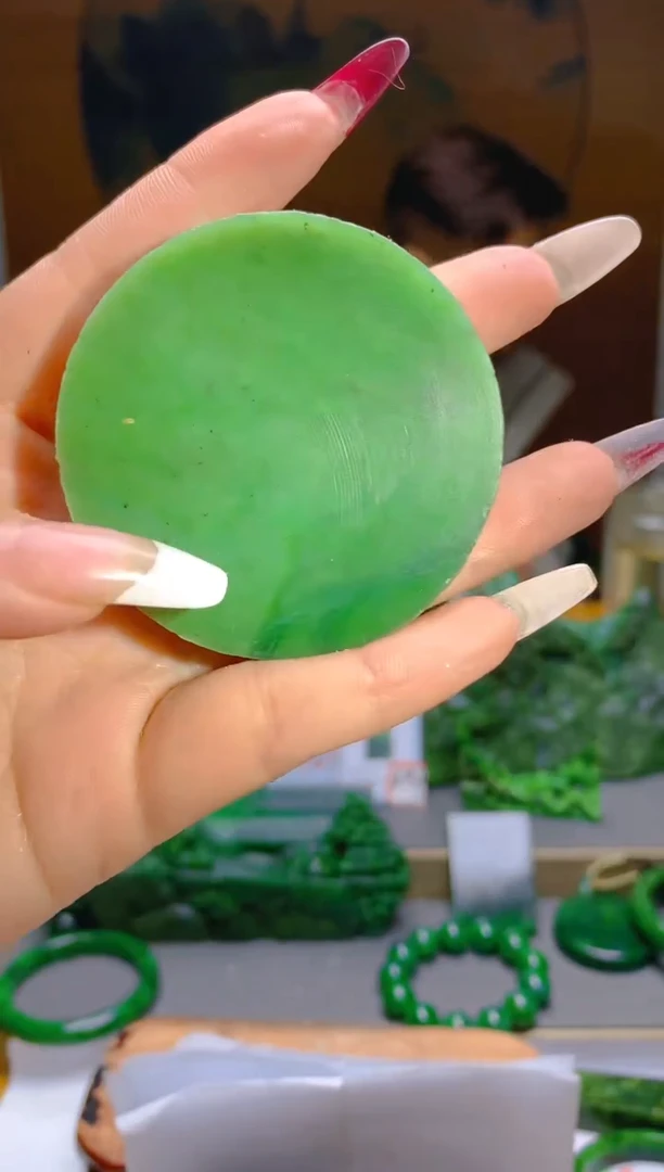 【闪购商品】和田玉（碧玉）珠宝半成品未镶嵌1