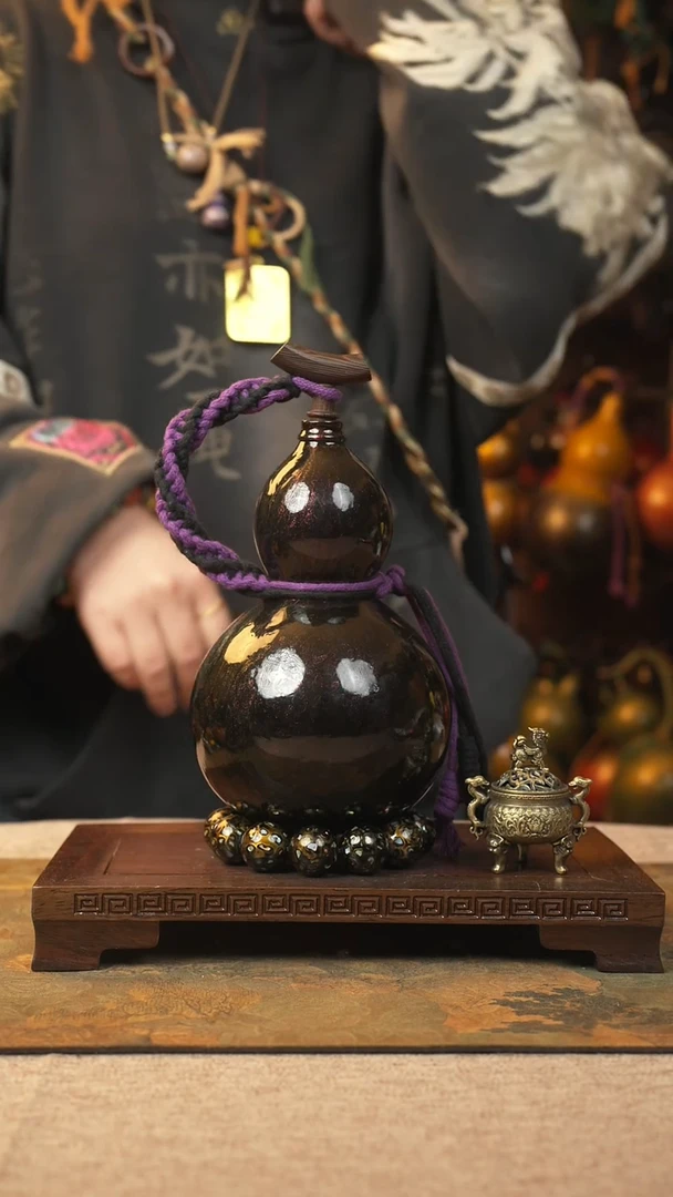 【闪购商品】146大漆葫芦一物一拍记葫堂出品