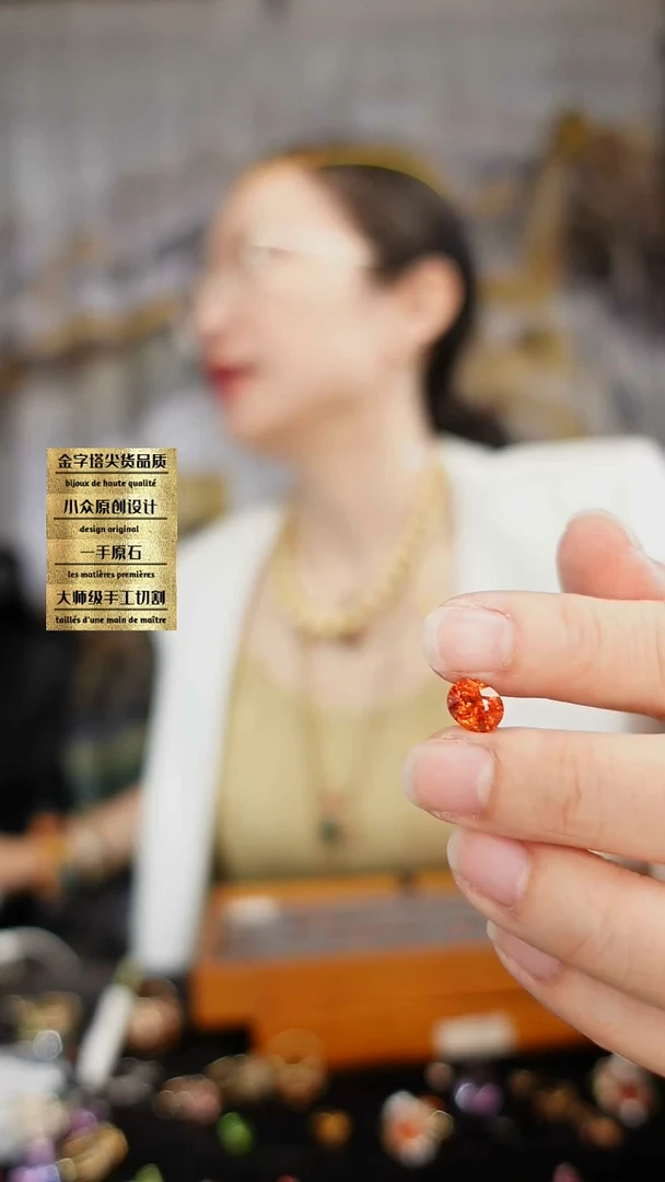 未镶嵌裸石石榴石刻面