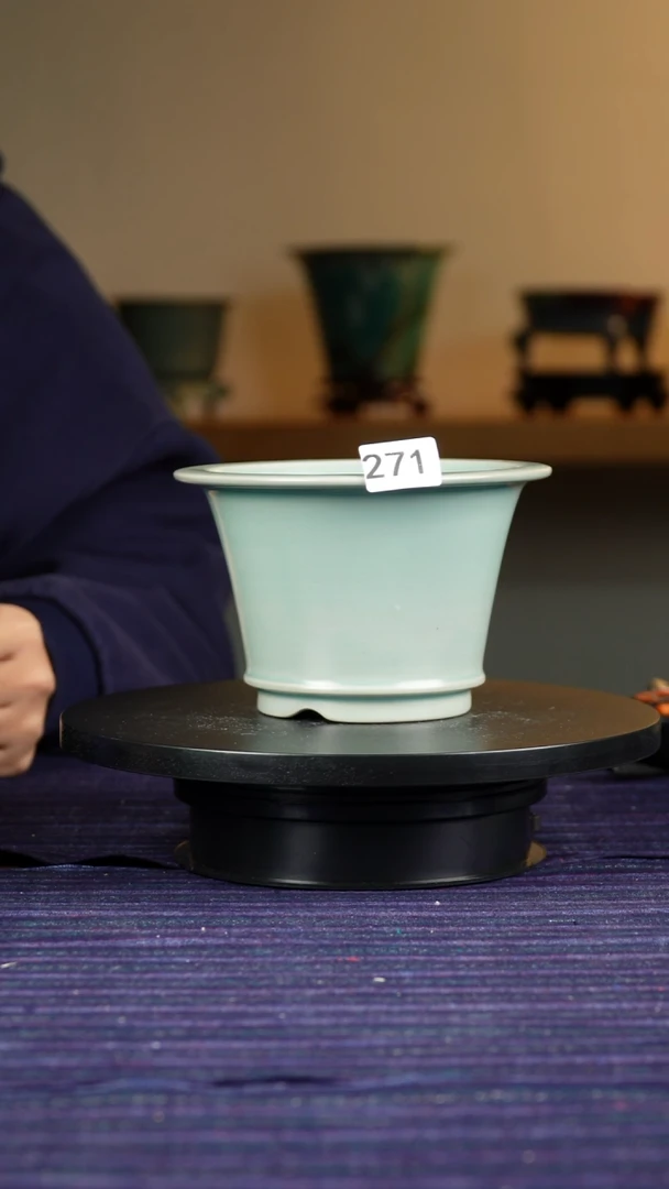 其他271天青色花盆