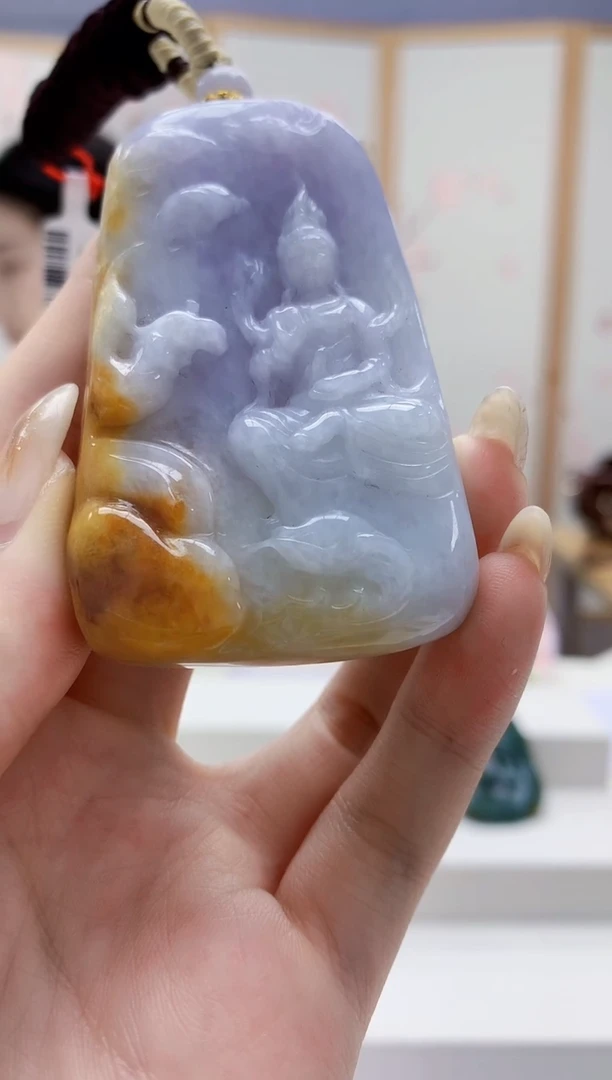 未镶嵌定制翡翠4812jw-毛货挂件10