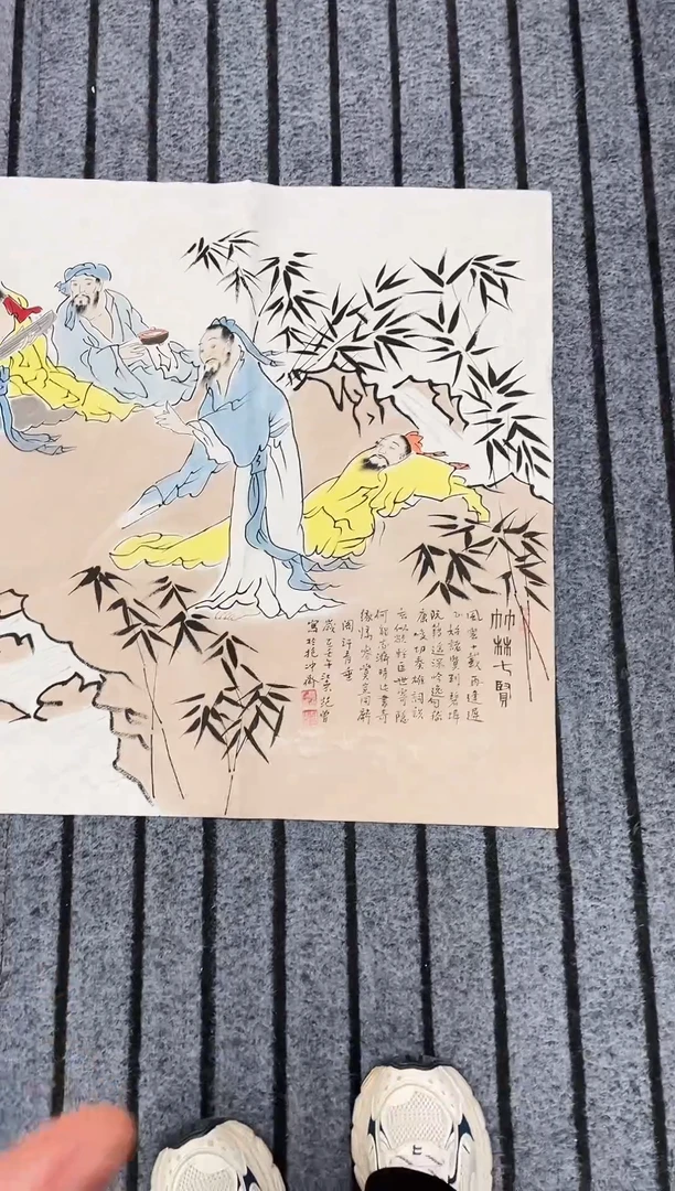 精品国画人物作品