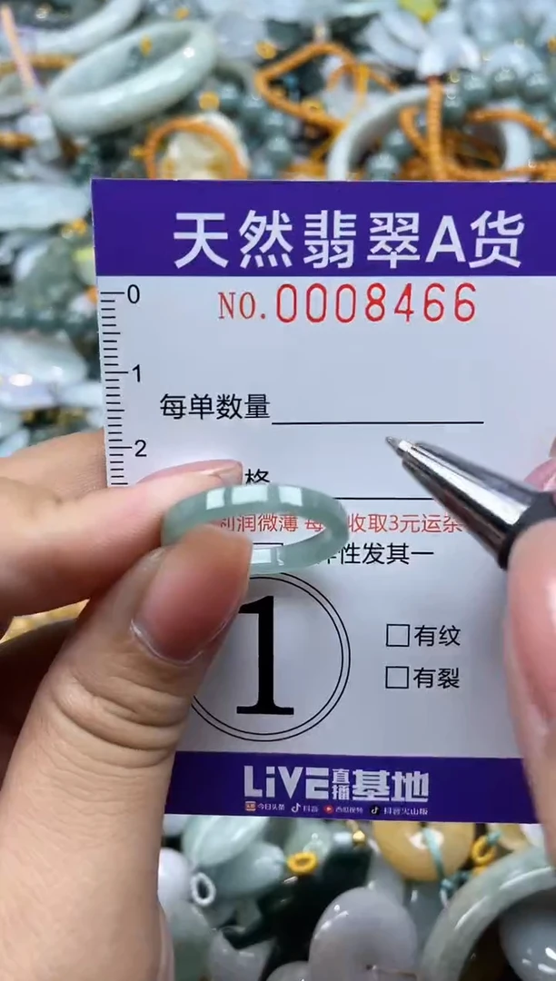 翡翠未镶嵌颈饰08466