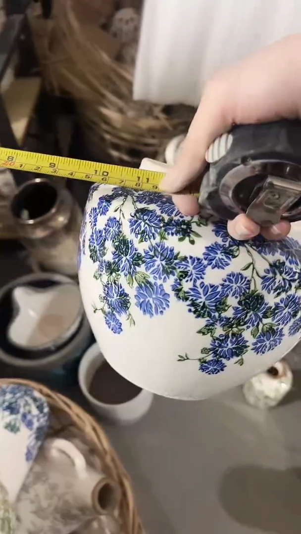 【闪购商品】陶瓷微瑕陶瓷花盆高17CM内口11.5CM