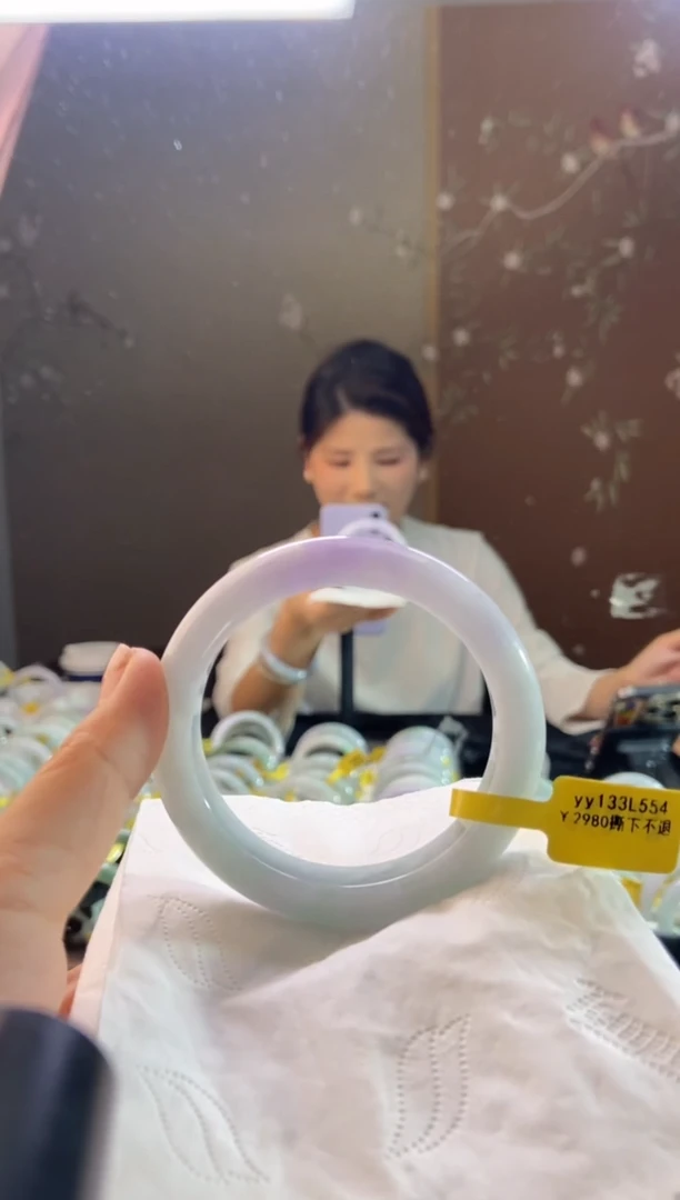 未镶嵌手镯翡翠圈口x55