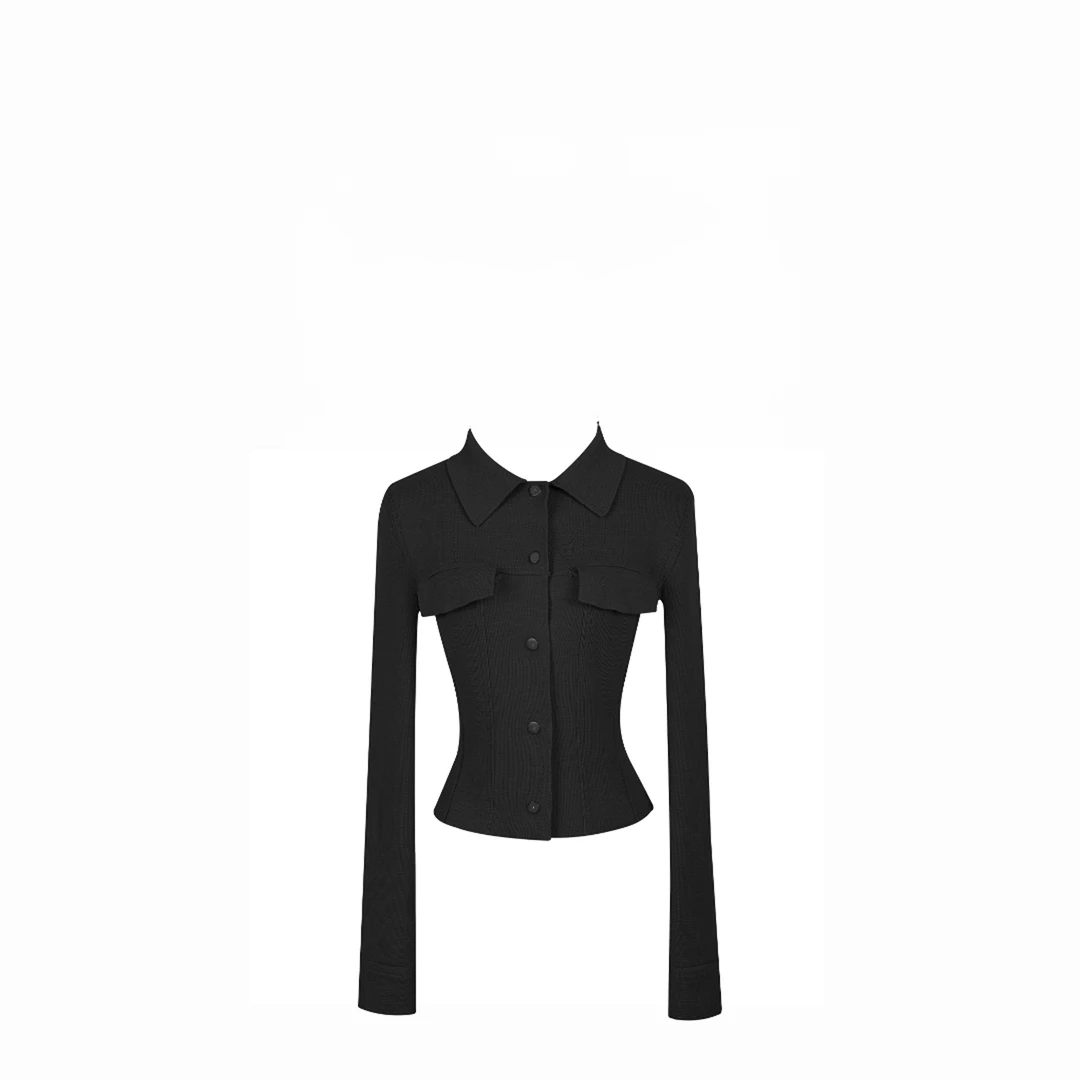 雪梨Shirley「暗匣短褛」短款时尚休闲显瘦法式秋冬小众设计感外套
