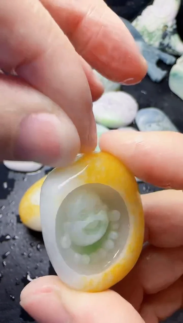 颈饰未镶嵌翡翠空*.75