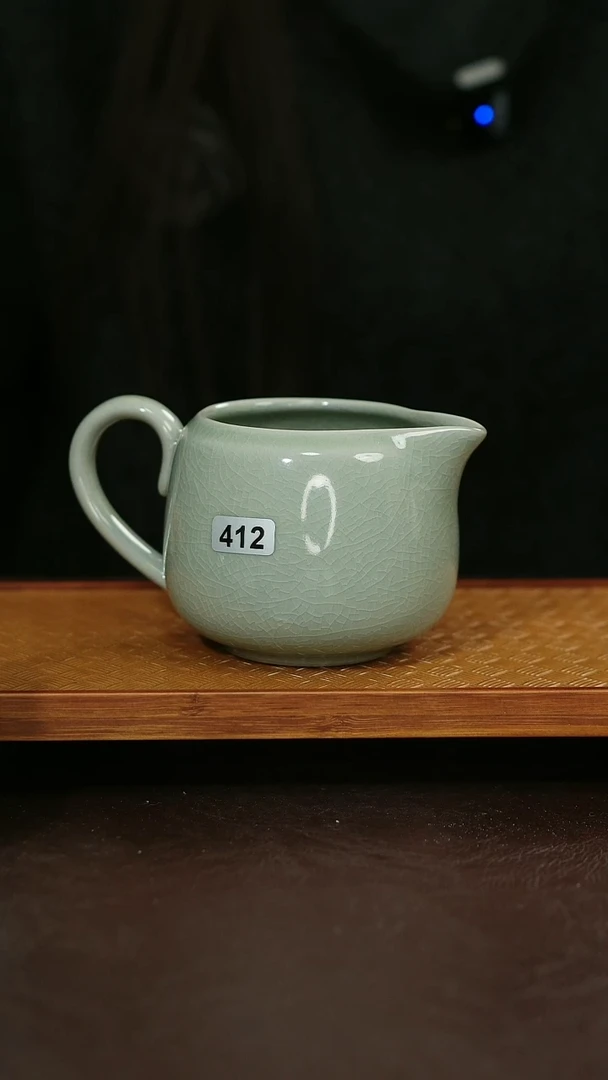 摆件陶原矿原釉汝宋汝瓷 412