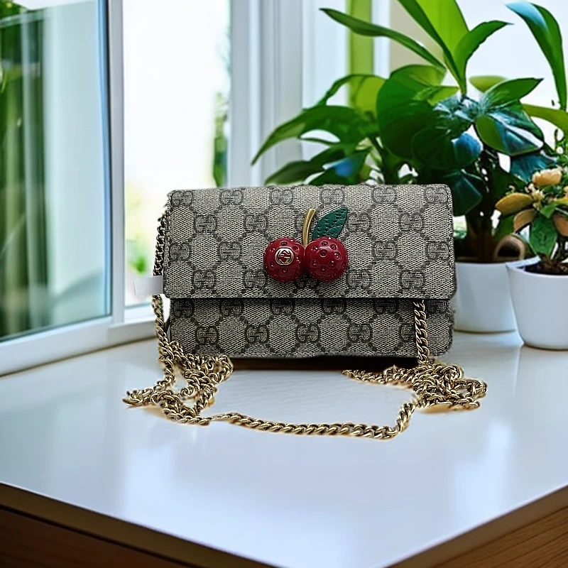 95新 GUCCI/古驰  樱桃链条 包 1173 9946