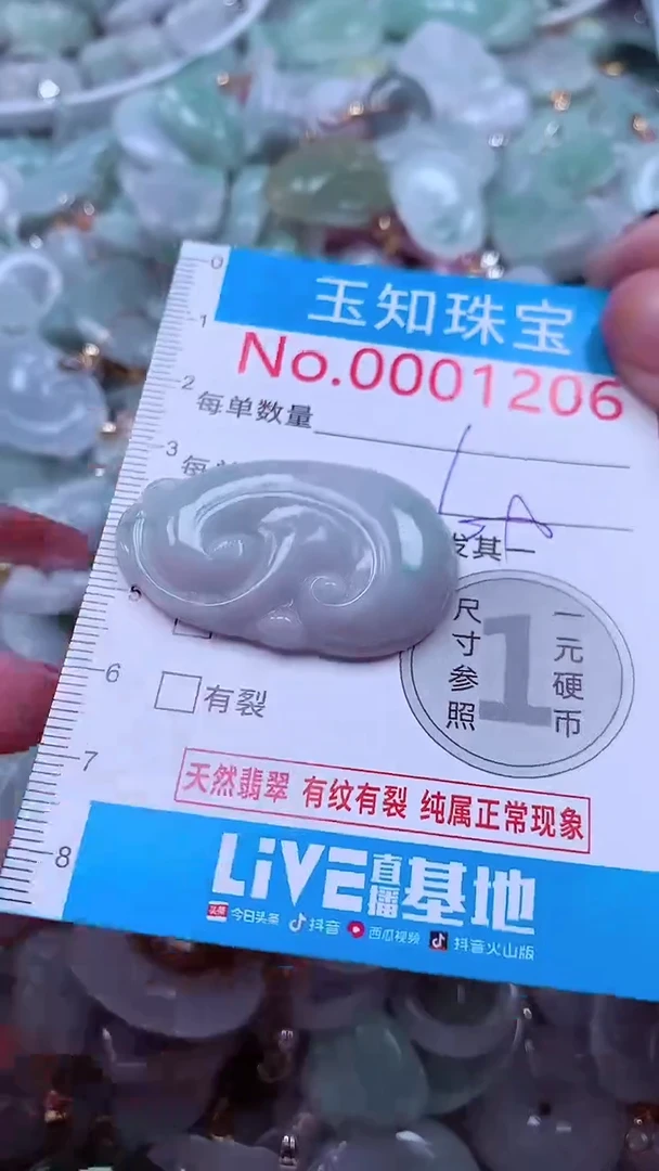 吊坠(不含链)未镶嵌翡翠1206