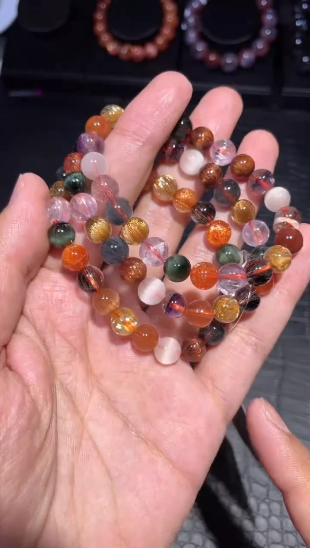 【闪购商品】水晶手链未镶嵌多宝单圈A8（多样性发其一）