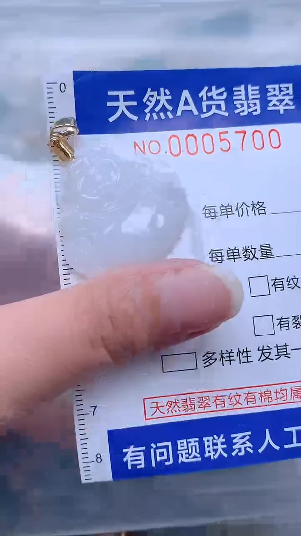 翡翠未镶嵌吊坠(不含链)1