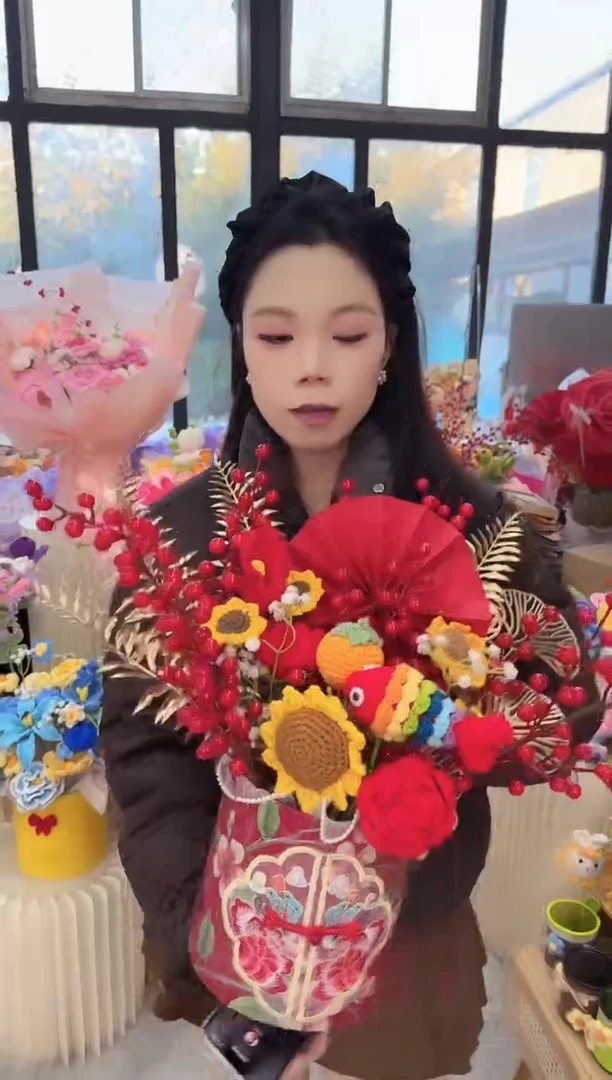 非遗手工定制花束，孤品清仓！