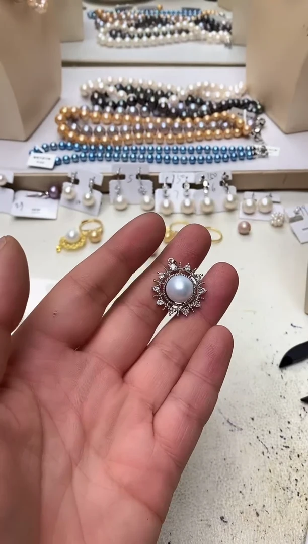 淡水珍珠未镶嵌颈饰1