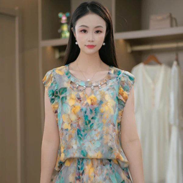 2025新款高级感小香风气质夏季优雅高端时尚减龄百搭套装M-4XL