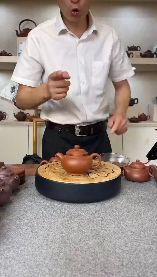 茶壶紫砂掇只 粗砂 半手工