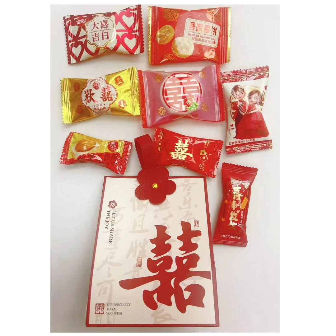 婚庆8颗装双喜盒装喜糖*100盒