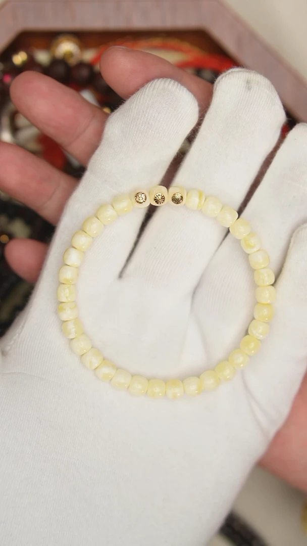 【闪购商品】蜜蜡珠宝奇石未镶嵌约6mm+（单件）