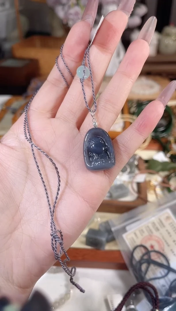 项链未镶嵌和田玉多样性发其一孤品默认微瑕