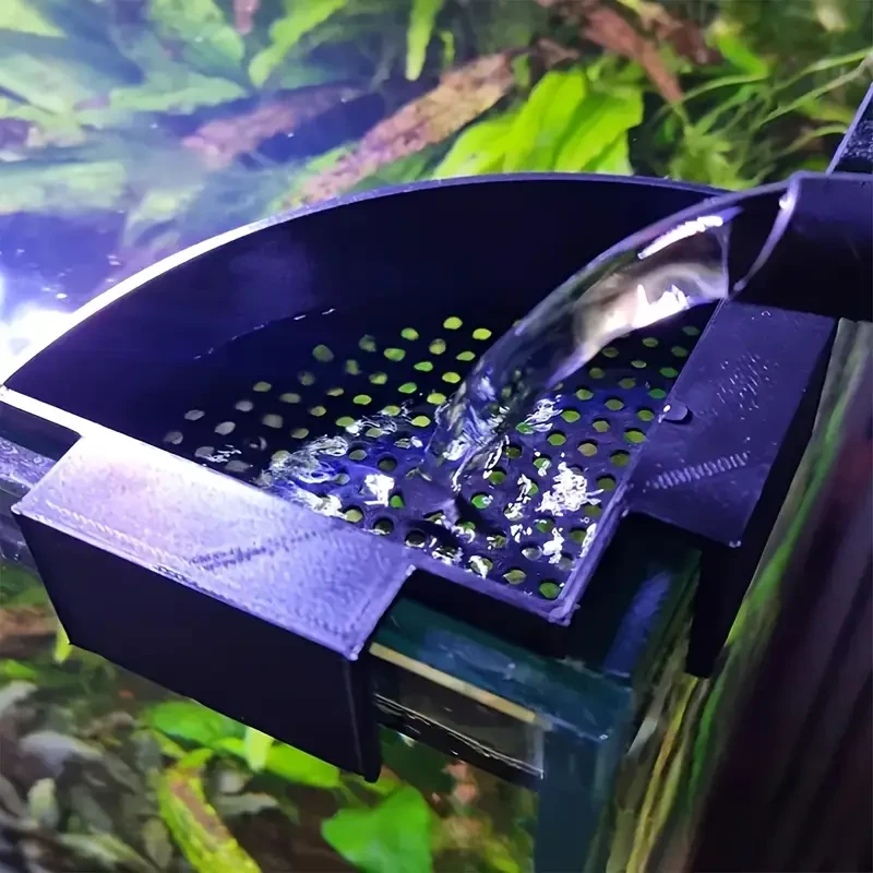 异型鱼躲避屋鱼池池塘造景跌水景观水幕墙花园溪流水器溪流缸