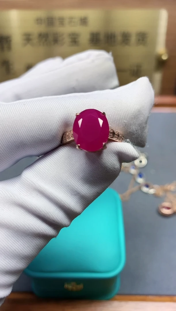 【闪购商品】红宝石戒指银S925镶嵌.........