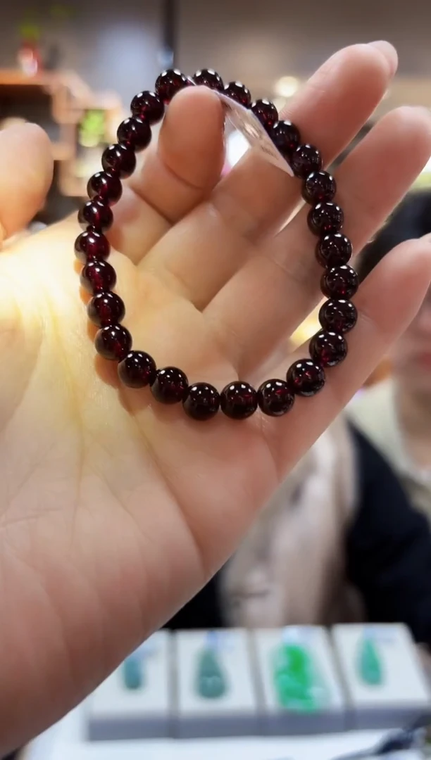 【闪购商品】石榴石手链未镶嵌手链