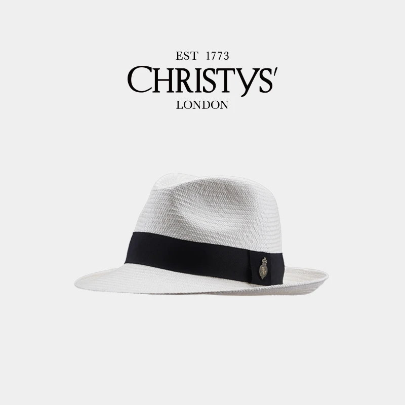 【2025夏季新品】CHRISTYS英国皇室品牌 纯手工巴拿马草帽 trilby