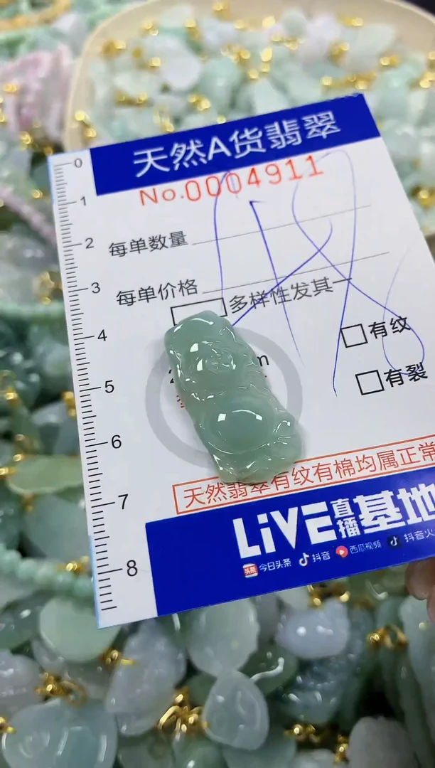 颈饰未镶嵌翡翠天然A货翡翠