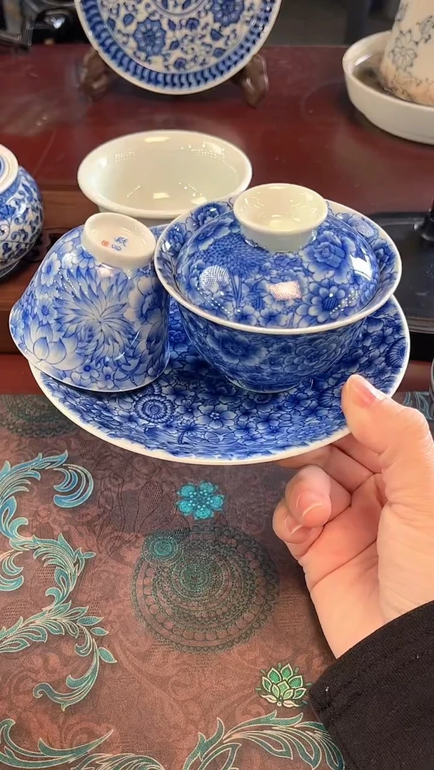 镹曰陶手工手绘柴窑制作茶具