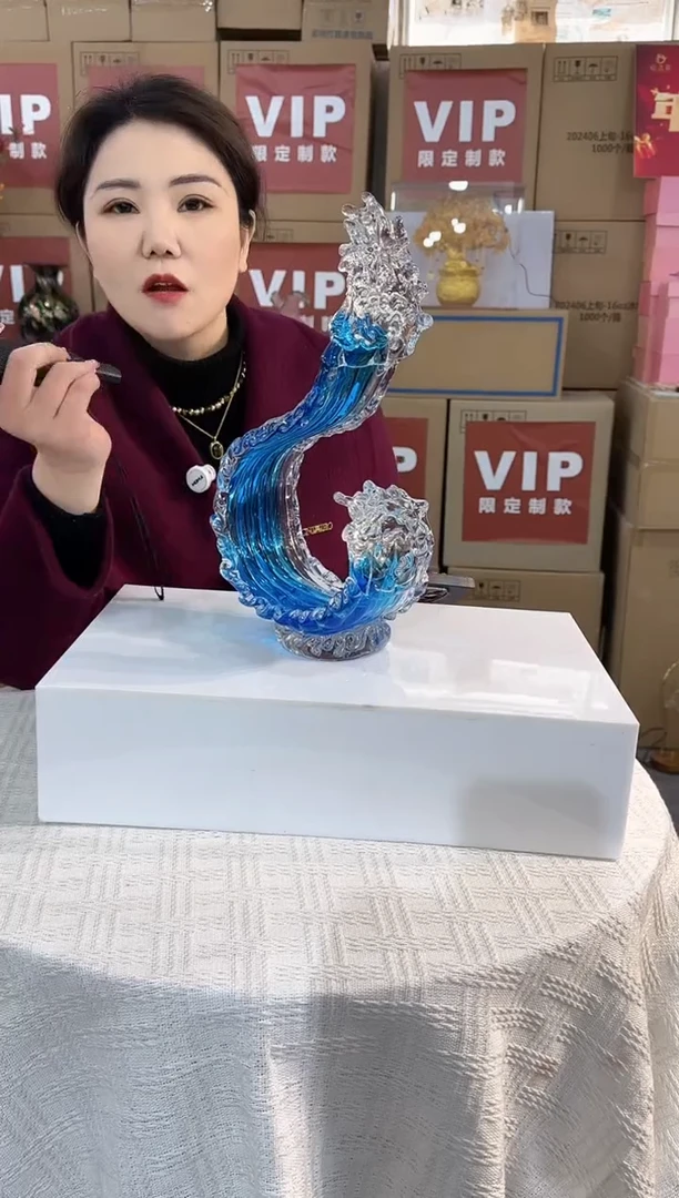 【闪购商品】琉璃椿年花器S-34晚