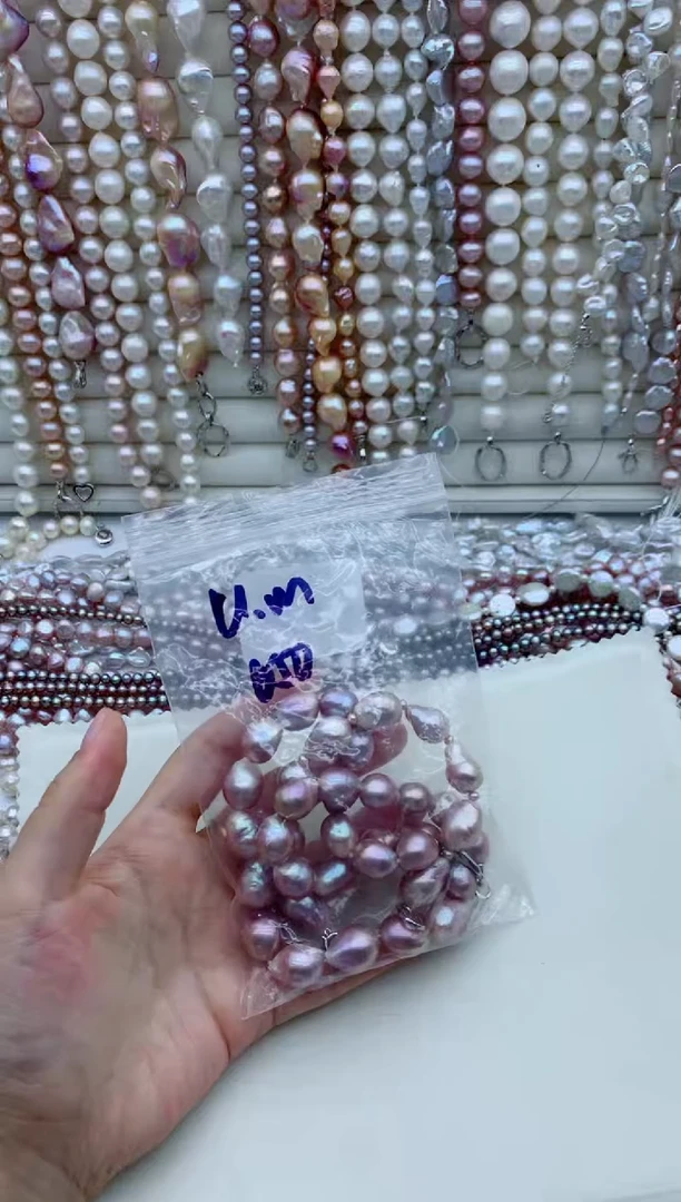 淡水珍珠银S925镶嵌颈饰项链多样性发其一