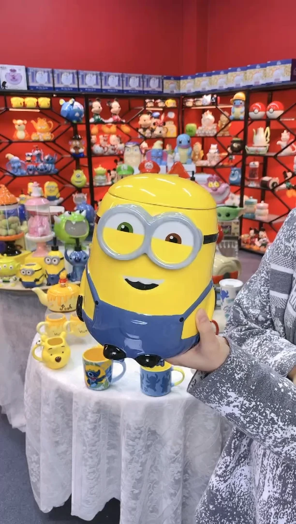 【闪购商品】.@@小黄人鲍勃储物罐