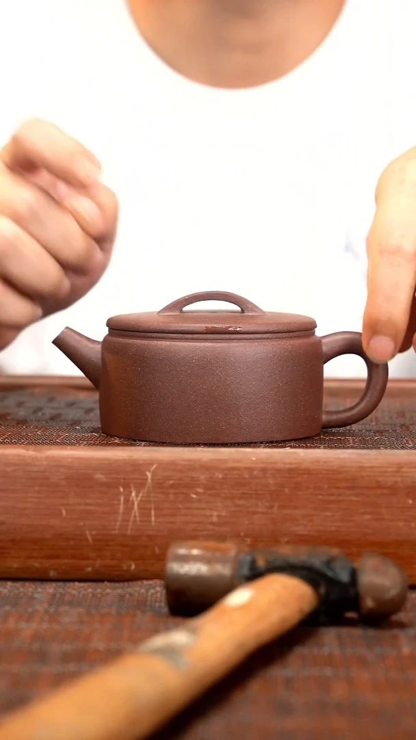 茶壶紫砂ld 粗砂底槽青 汉瓦