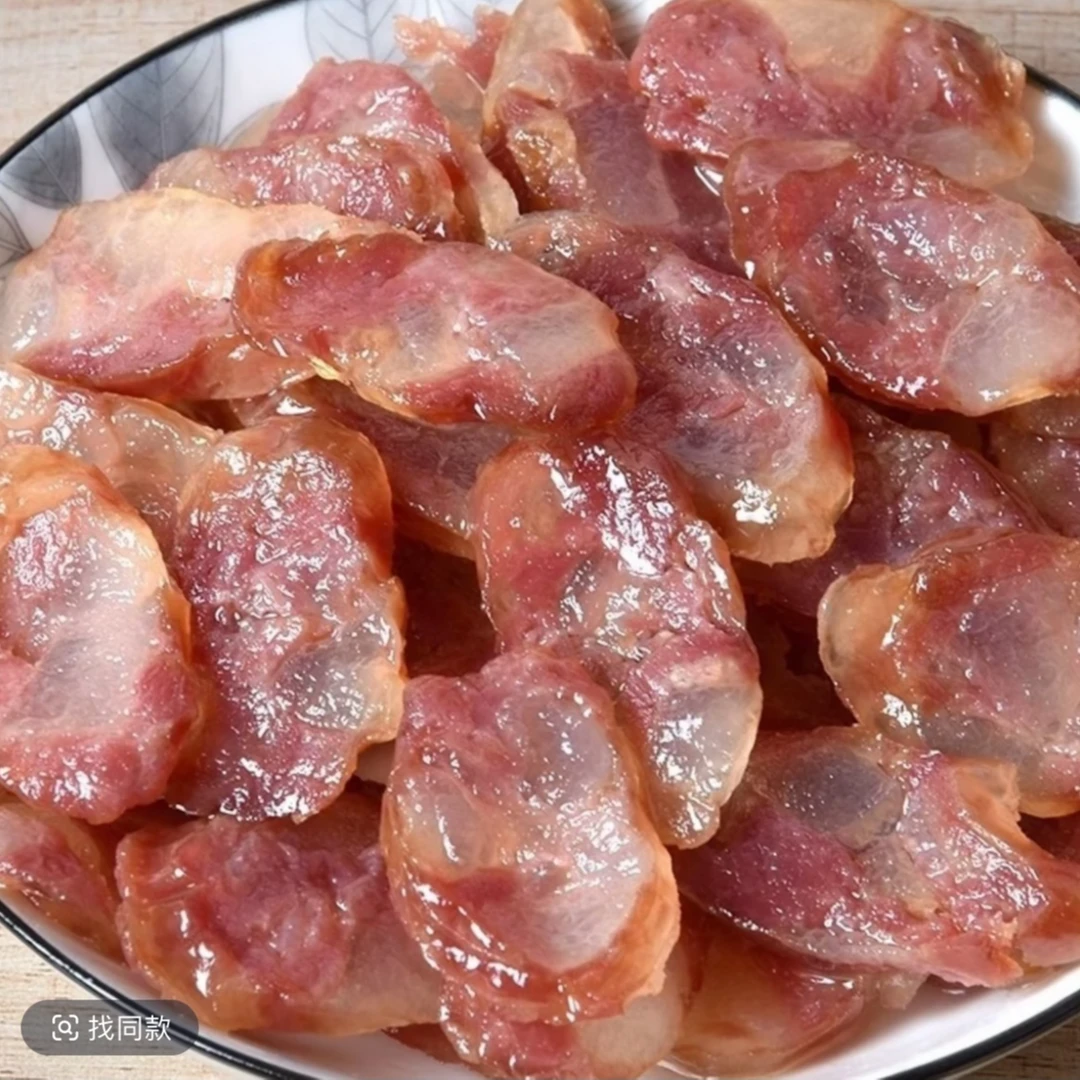 安徽特产原味土猪五花肉香肠农家手工灌肠咸肉风味腊肠