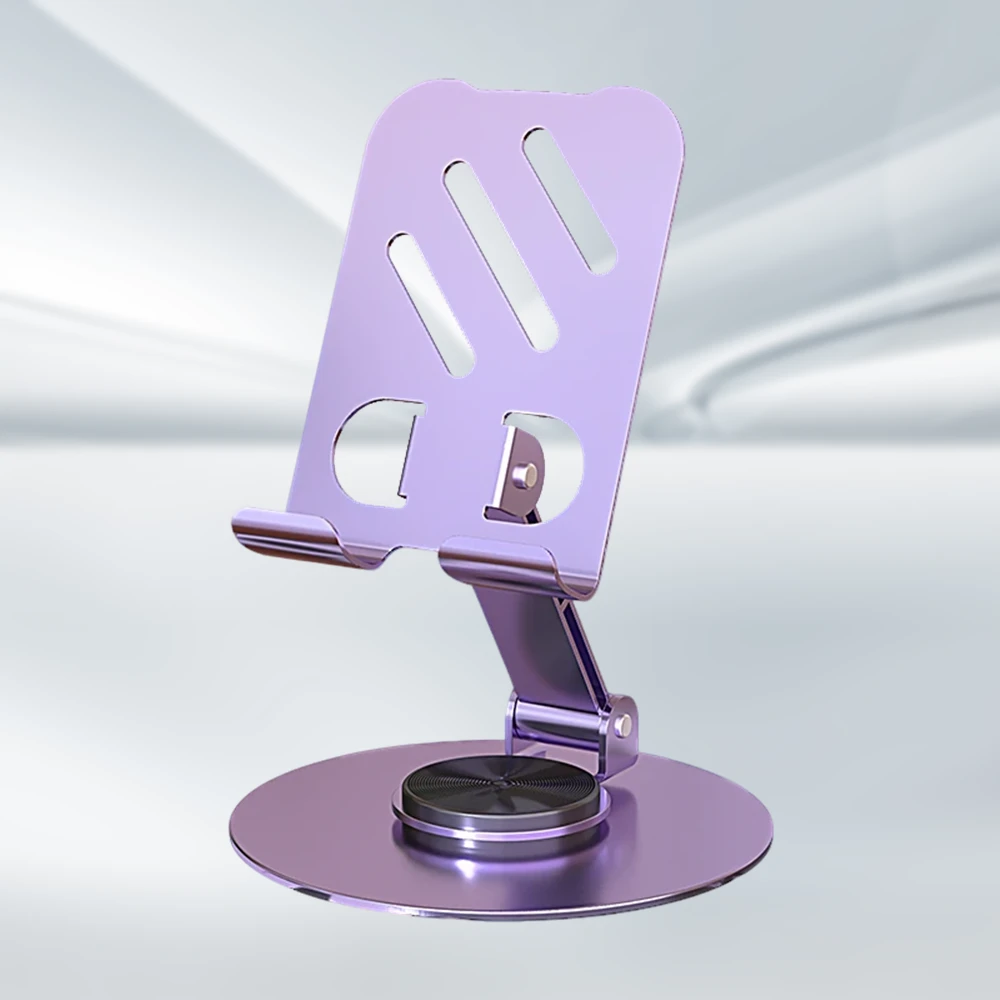 360旋转升降折叠手机支架桌面通用平板追剧直播支架铝合金多功能