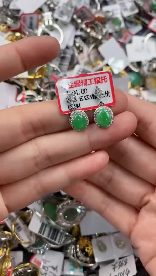银S925镶嵌戒指翡翠11-11-11----6