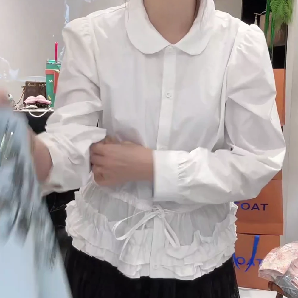 春季气质少女感新中式衬衣 特别美