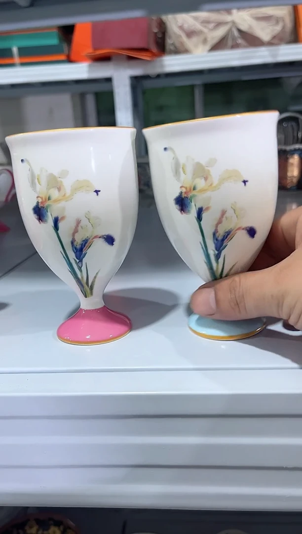 瓷片日用陶瓷(简装)杯子2个
