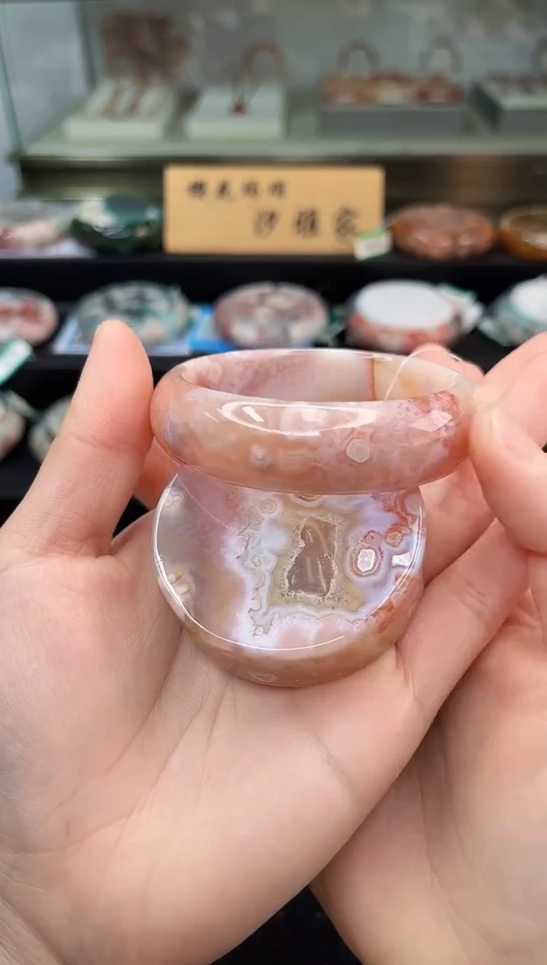 未镶嵌手镯石英质玉56圈口（赠品镯心）654748