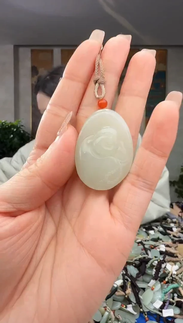 颈饰未镶嵌和田玉拍一发一多样性发货