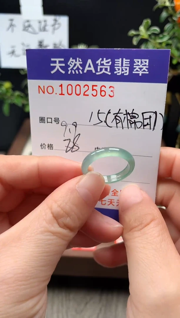 未镶嵌戒指翡翠15#