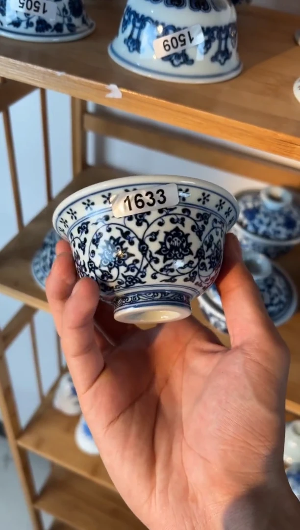 1633天禄言瓷纯手绘茶器