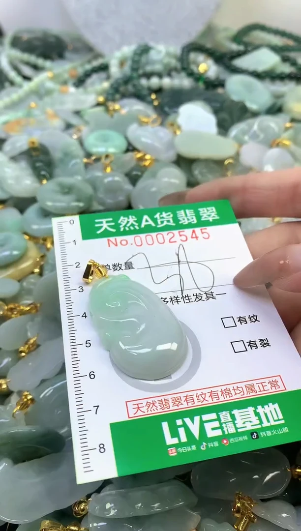 颈饰未镶嵌翡翠天然A货翡翠