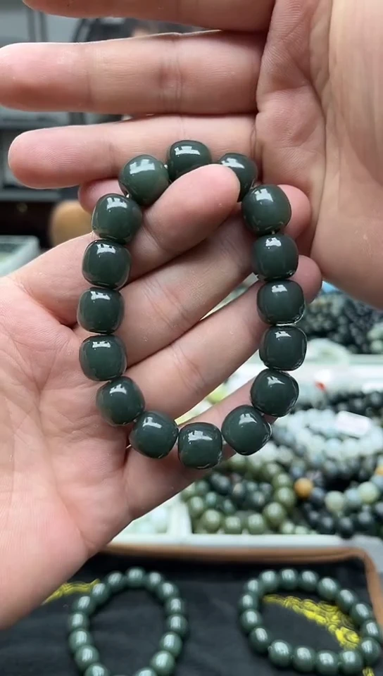手串未镶嵌和田玉新疆且末蓝14