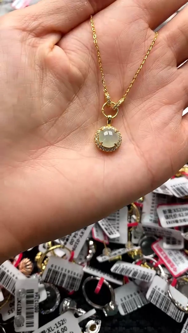 【闪购商品】翡翠戒指银S925镶嵌222222222     3