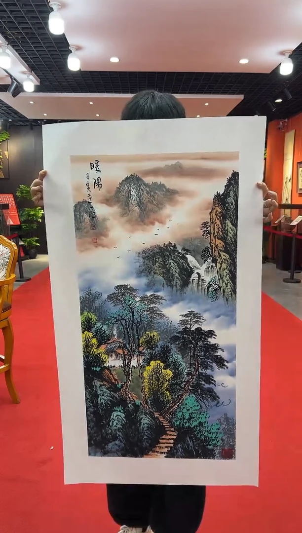 【闪购商品】国画道一老师亲笔绘画作品B49