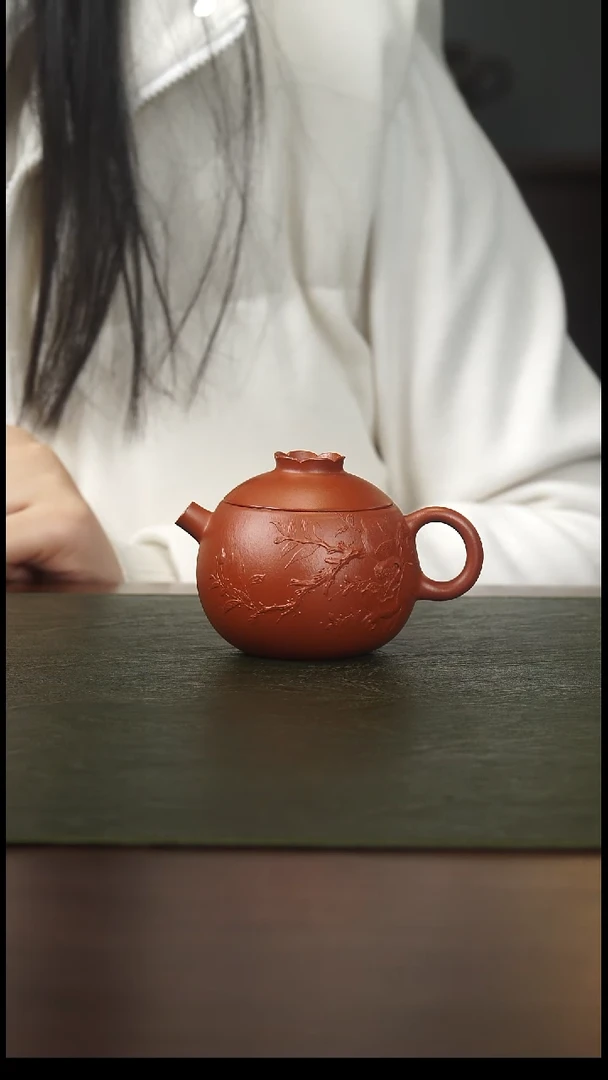 侯峰大红袍石榴壶150cc