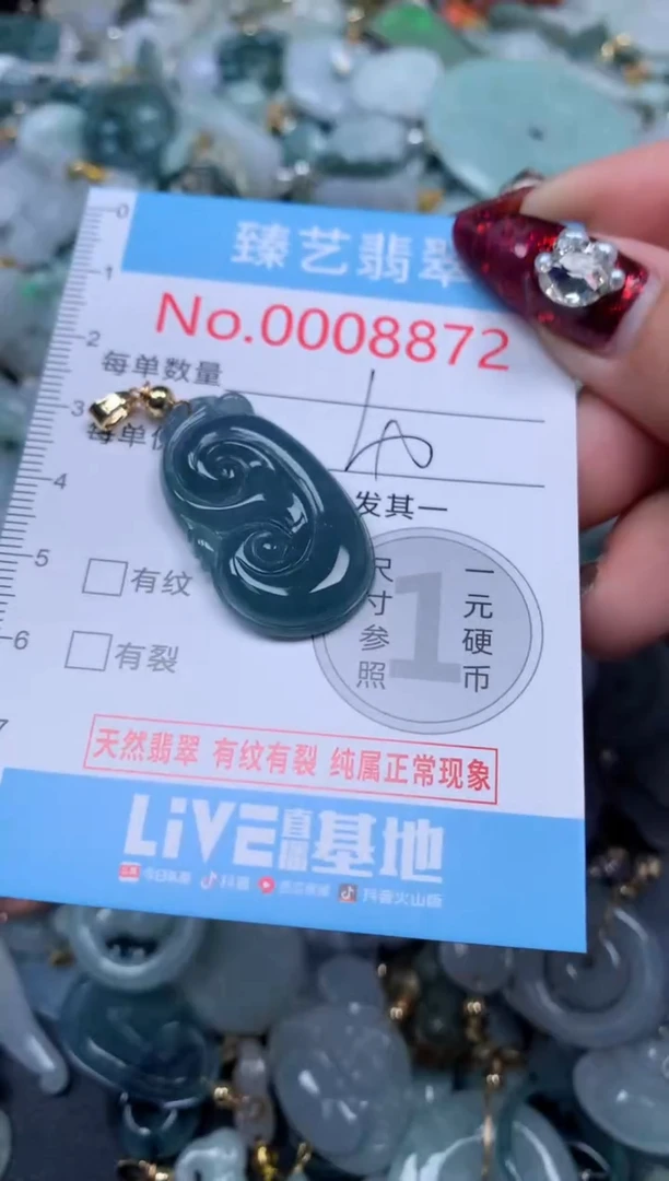颈饰未镶嵌翡翠8872